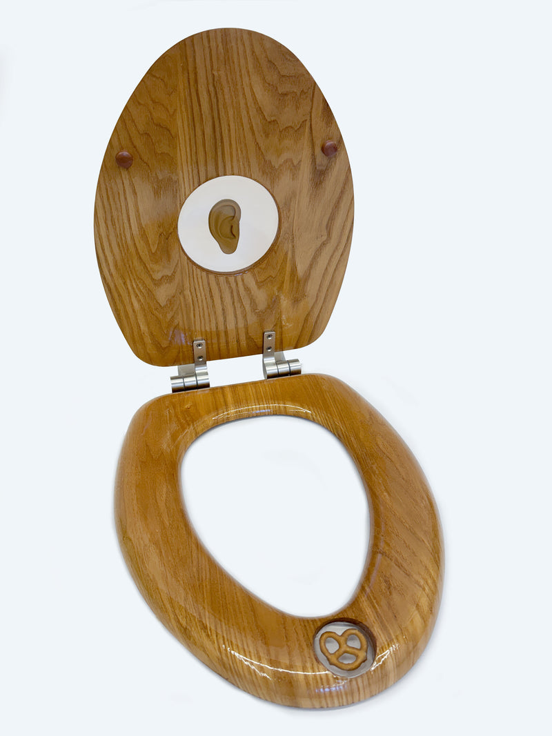 Ear & Pretzel Toilet Seat