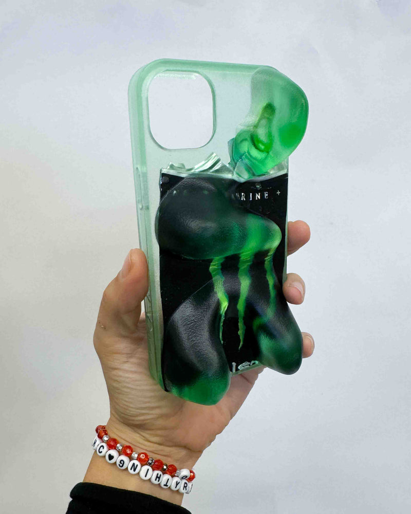 ARCHIVE: iPhone 14 PLUS : Ishi iPhone Case with Monster Can in Green