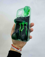 ARCHIVE: iPhone 14 PLUS : Ishi iPhone Case with Monster Can in Green