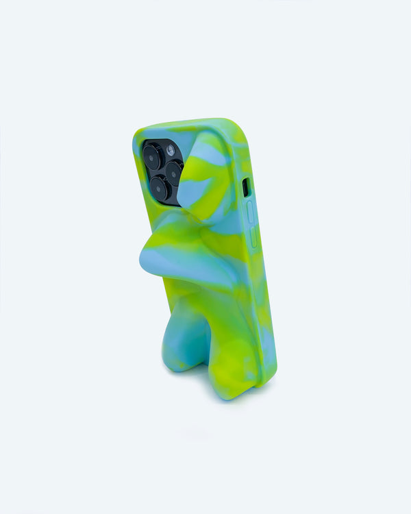LOUIS VUITTON BLUE AND SILVER LOGO ART iPhone 3D Case